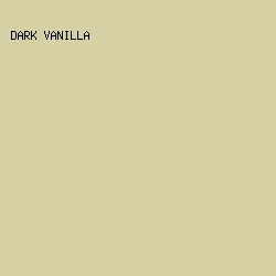 D6D0A5 - Dark Vanilla color image preview