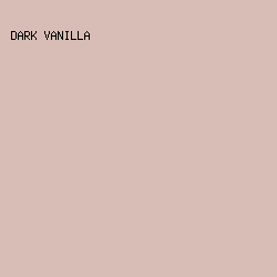D7BDB5 - Dark Vanilla color image preview