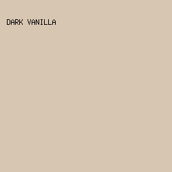 D7C6B2 - Dark Vanilla color image preview