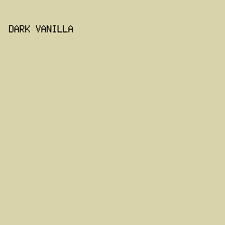 D8D3AA - Dark Vanilla color image preview