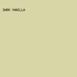 D8D6A6 - Dark Vanilla color image preview
