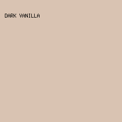 D9C3B2 - Dark Vanilla color image preview