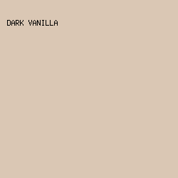 DAC7B4 - Dark Vanilla color image preview
