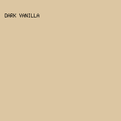 DCC6A2 - Dark Vanilla color image preview