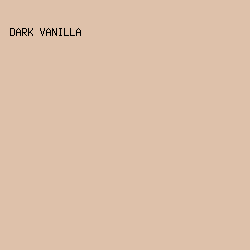 DEC1AA - Dark Vanilla color image preview