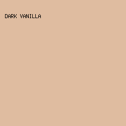 DFBCA0 - Dark Vanilla color image preview