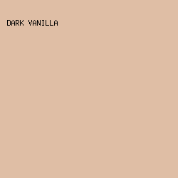 DFBEA5 - Dark Vanilla color image preview