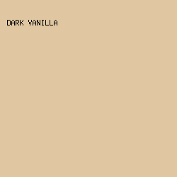 E0C7A1 - Dark Vanilla color image preview
