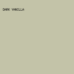 c3c3a8 - Dark Vanilla color image preview