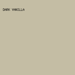 c4bda4 - Dark Vanilla color image preview