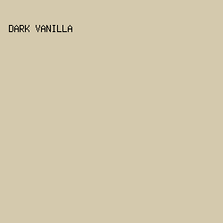 d4c9ad - Dark Vanilla color image preview