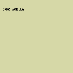 d6d8a7 - Dark Vanilla color image preview