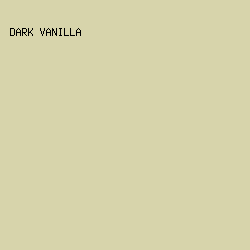 d7d4ab - Dark Vanilla color image preview