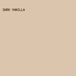 dbc5ac - Dark Vanilla color image preview