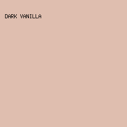 dfbeaf - Dark Vanilla color image preview