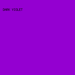 9400D1 - Dark Violet color image preview