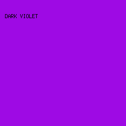 9E0AE4 - Dark Violet color image preview