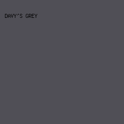 504F56 - Davy's Grey color image preview