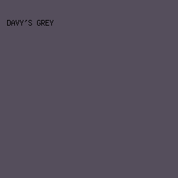 554E5C - Davy's Grey color image preview