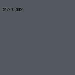 555a61 - Davy's Grey color image preview