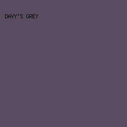 594c60 - Davy's Grey color image preview
