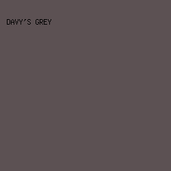 5C5153 - Davy's Grey color image preview