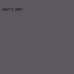 5a575e - Davy's Grey color image preview