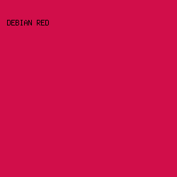 D10E4A - Debian Red color image preview