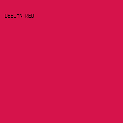D6134B - Debian Red color image preview