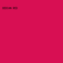 D80F53 - Debian Red color image preview
