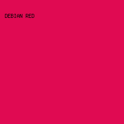 E00A52 - Debian Red color image preview