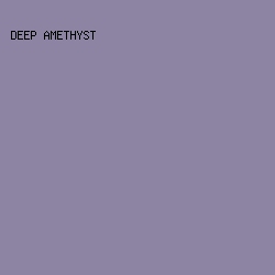 8D84A3 - Deep Amethyst color image preview