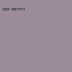 9A8C9A - Deep Amethyst color image preview