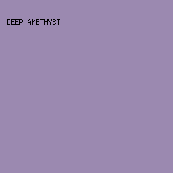 9B89B0 - Deep Amethyst color image preview