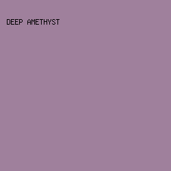 9F809C - Deep Amethyst color image preview