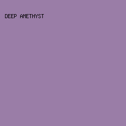 9a7da7 - Deep Amethyst color image preview