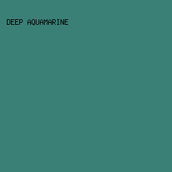 3B8076 - Deep Aquamarine color image preview