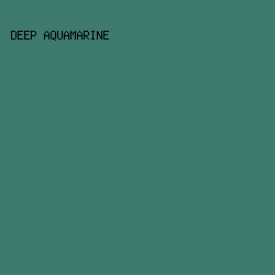 3E7A70 - Deep Aquamarine color image preview