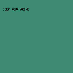 3f8a72 - Deep Aquamarine color image preview