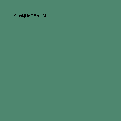 4E876F - Deep Aquamarine color image preview