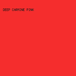 F62D2D - Deep Carmine Pink color image preview