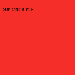 F62E29 - Deep Carmine Pink color image preview