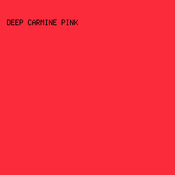 FB2B3C - Deep Carmine Pink color image preview