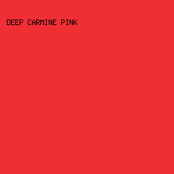 f02f34 - Deep Carmine Pink color image preview