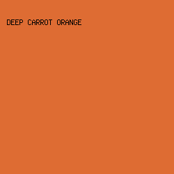DE6C33 - Deep Carrot Orange color image preview