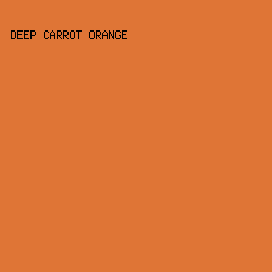 DF7536 - Deep Carrot Orange color image preview
