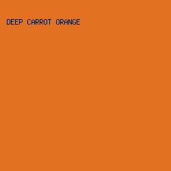 E37122 - Deep Carrot Orange color image preview