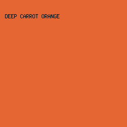 E56633 - Deep Carrot Orange color image preview