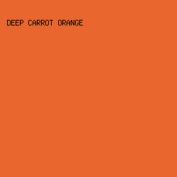 E9672F - Deep Carrot Orange color image preview