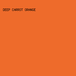 EE6B2B - Deep Carrot Orange color image preview